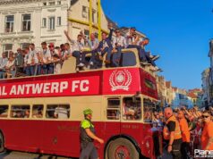 Foto’s Huldiging Royal Antwerp FC Jupiler Pro League kampioen Grote Markt 2023 3/3