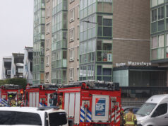 Grote brand in 55-plusflat Maezesteyn in Rotterdam-Oost