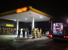 Brandmelding bij shell benzinestation Puttershoek