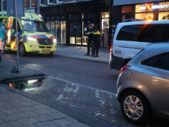 Ongeval tussen twee auto’s op de Noordmolenstraat Rotterdam