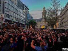 Foto’s Olympique Marseille – Feyenoord, Stadhuisplein Rotterdam 5 mei 2022 1/2