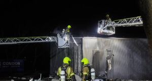 Brand bij vernieuwd poppodium Baroeg in Rotterdam-Zuid