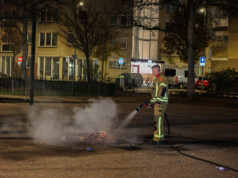 Brandweer midden in de nacht uit bed voor… een brandende pallet