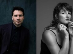 Auke Hulst, Robin de Puy en Heleen van Royen in Brommer op zee
