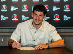 Helmond Sport haalt Belgische aanvaller Mauro Lenaerts op huurbasis Signing session of Mauro Lenaerts