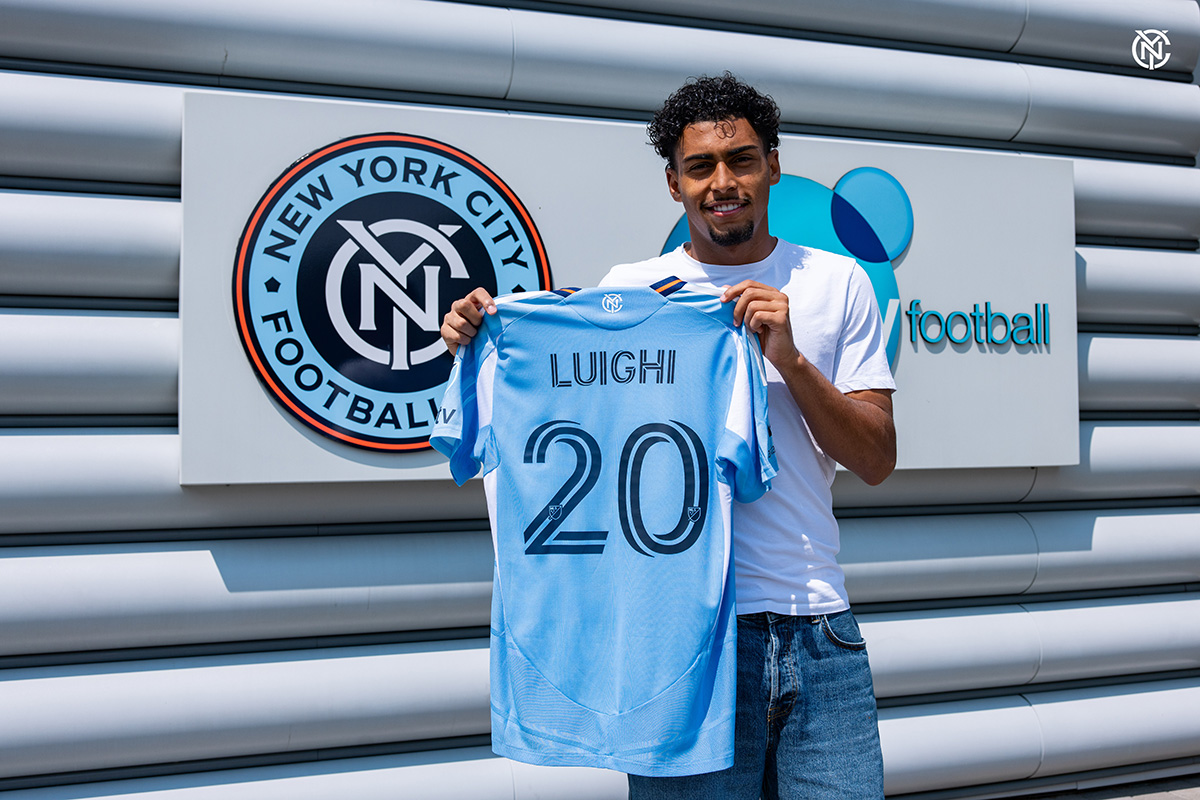 New York City FC Forward Luighi Hanri Sousa Santos - 2