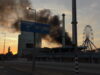 Grote brand bij recyclingbedrijf in Rotterdam