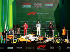 Norris pakt overtuigende zege in Mexico, Verstappen finisht als derde