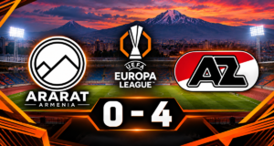 AZ boekt ruime overwinning op FC Ararat-Armenia in Europa League
