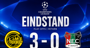 NEC ziet Champions League-droom stranden in Noorwegen, Europa League wacht