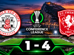 FC Twente boekt ruime zege op Lincoln Red Imps in Conference League