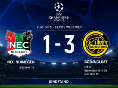 NEC moet in Noorwegen aan de bak na nederlaag tegen Bodø/Glimt