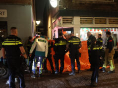 Steekpartij bij cafe in Schiedam