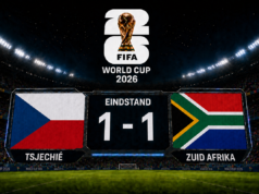 Tsjechië en Zuid-Afrika delen de punten na gelijkspel op WK